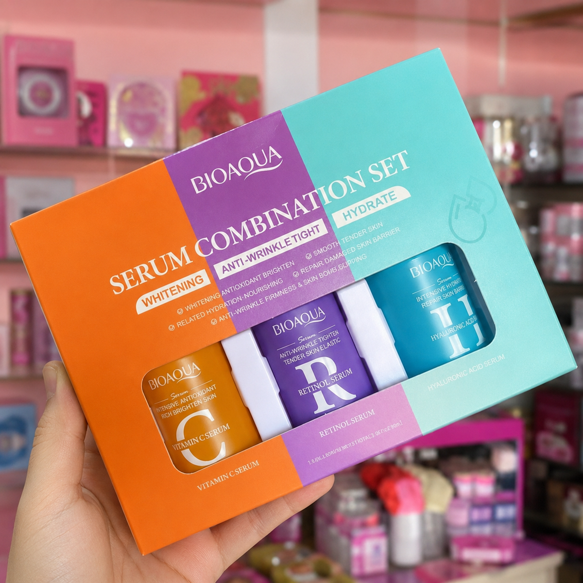Kit x3 serum piel hidratante