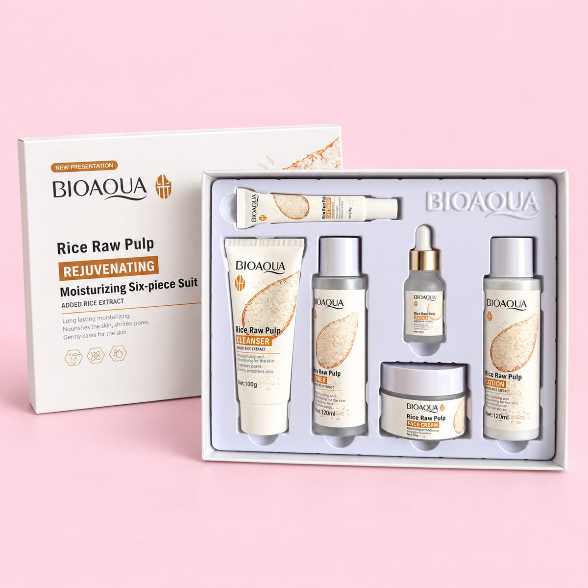 KIT FACIAL ARROZ BIOAQUA
