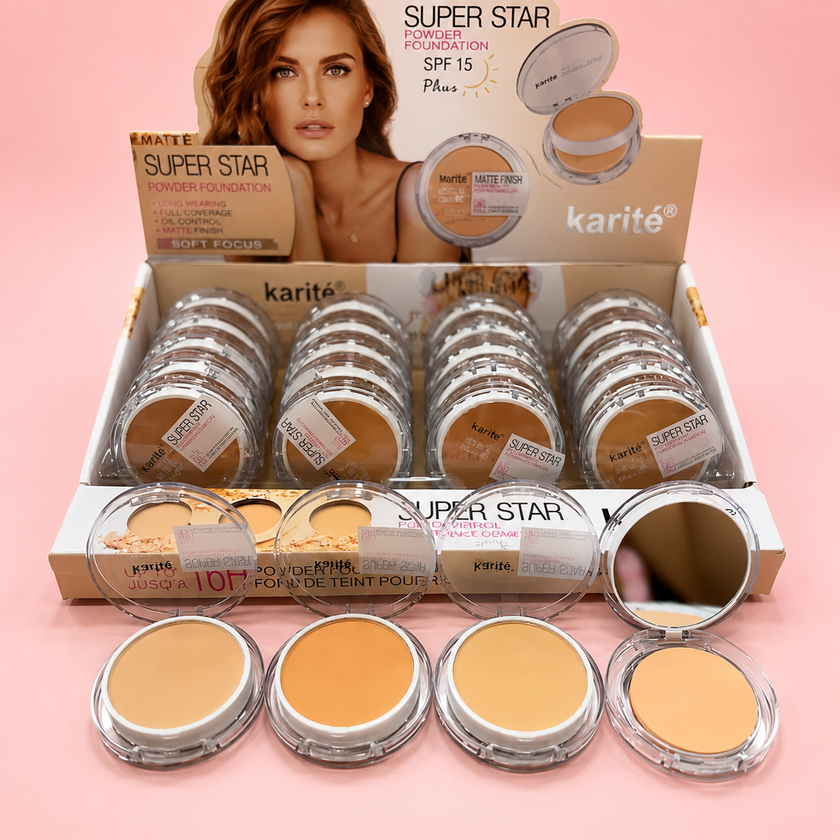 Polvo compacto karite super star tono 3