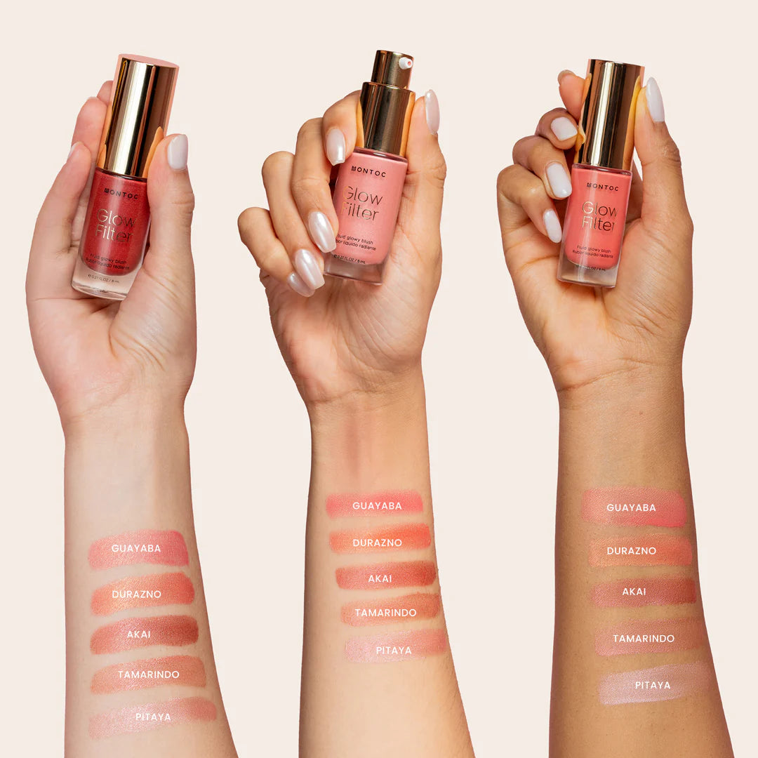 Rubor liquido glow filter durazno