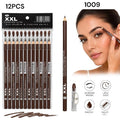 KIT X12 LAPIZ DE CEJAS CAFÉ