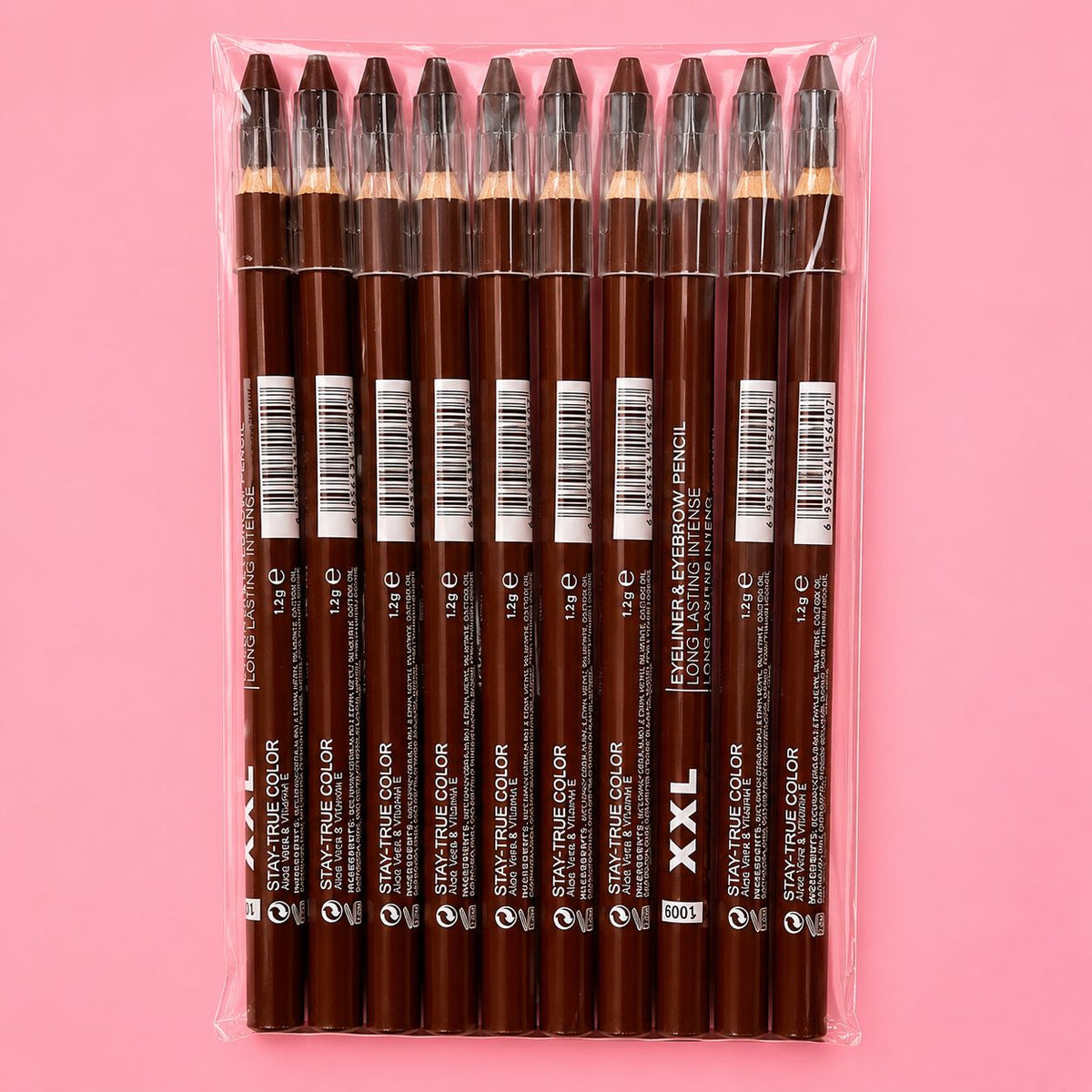 KIT X12 LAPIZ DE CEJAS CAFÉ