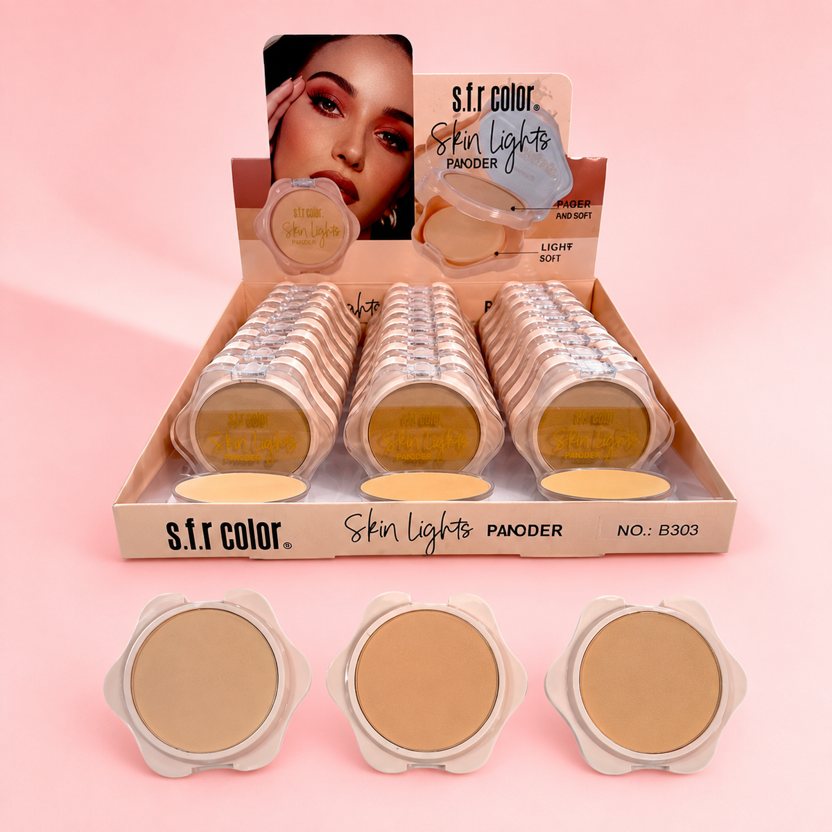 Polvo compacto skin lights tono 1