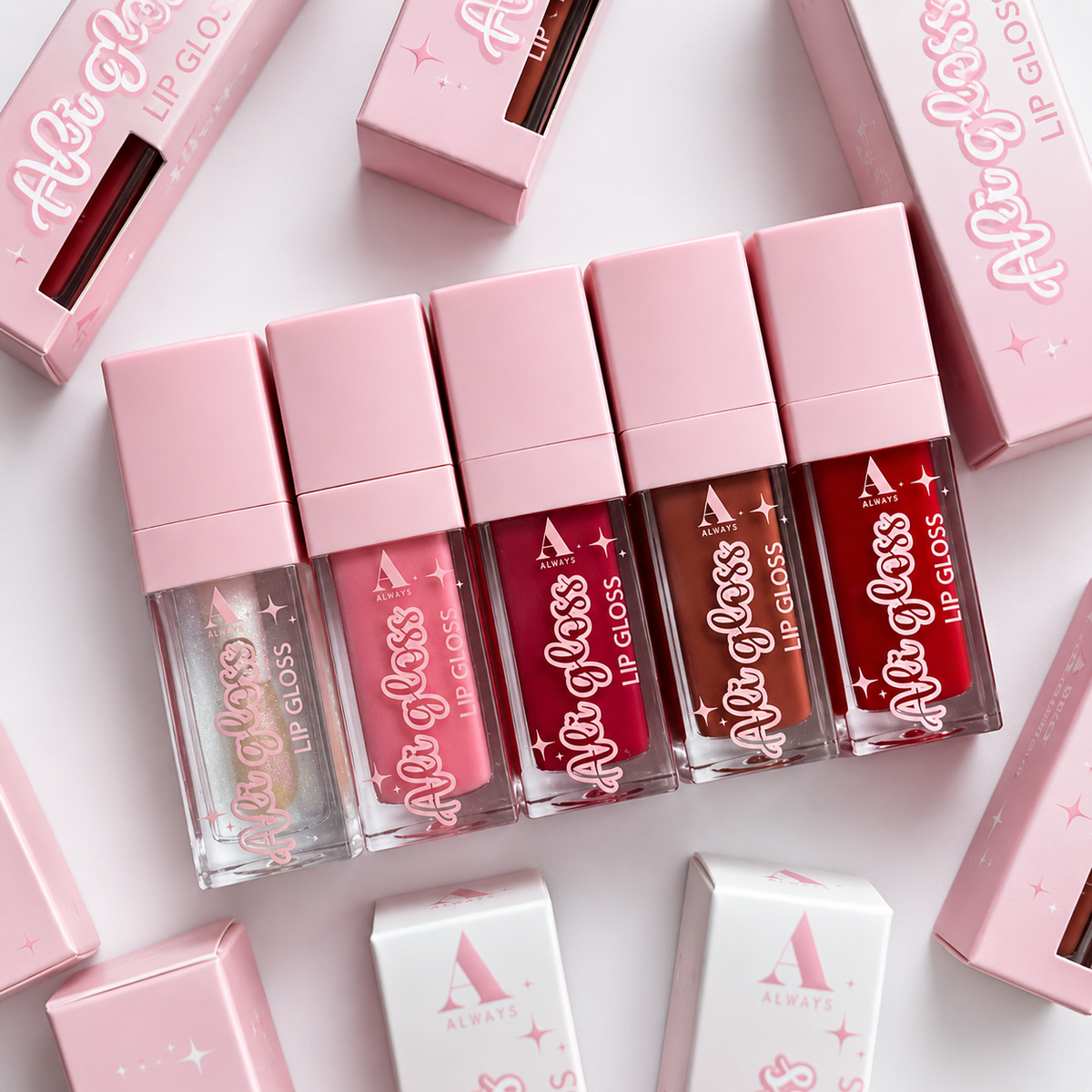 Lip gloss efecto frio