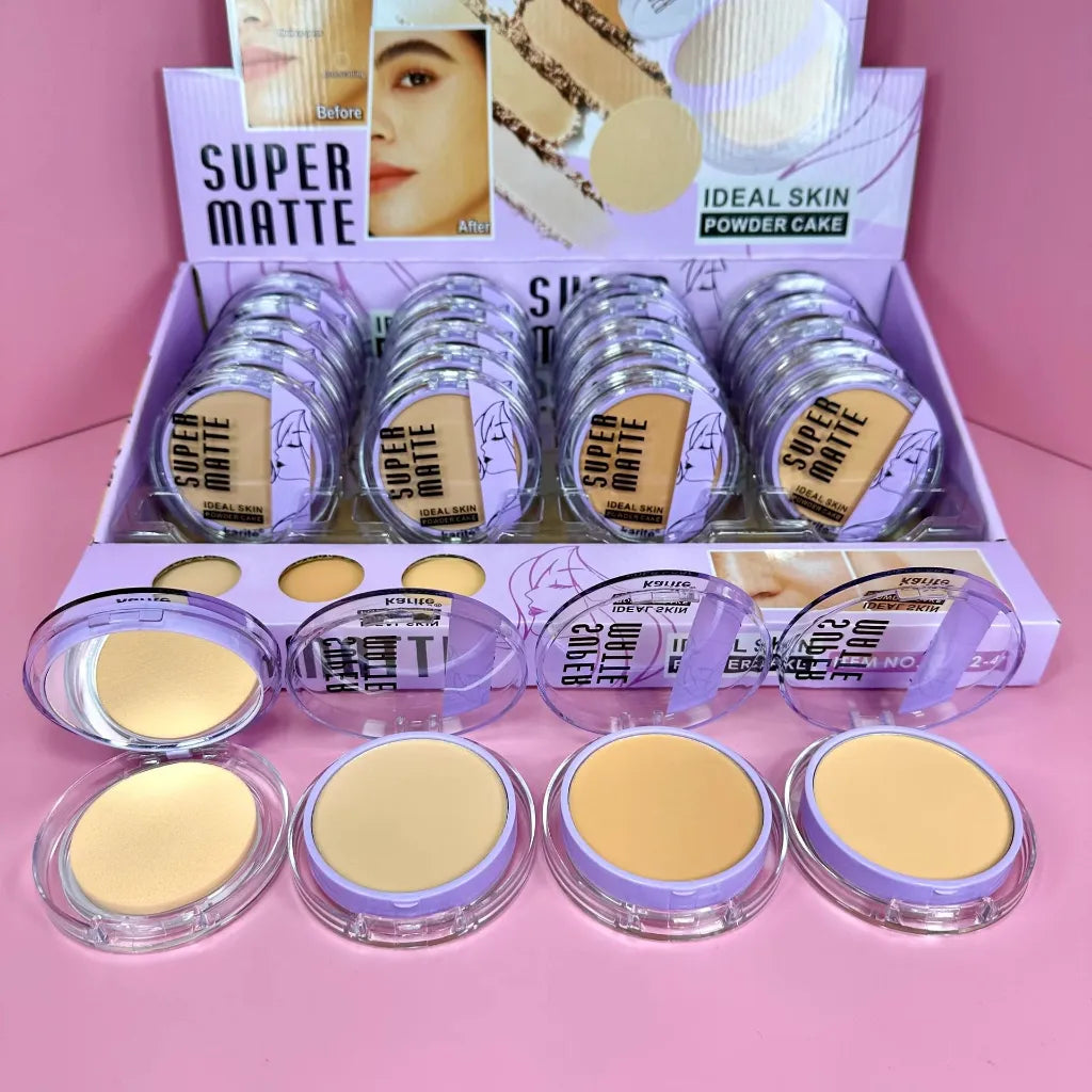 polvo compacto kiss beauty duo tono 2